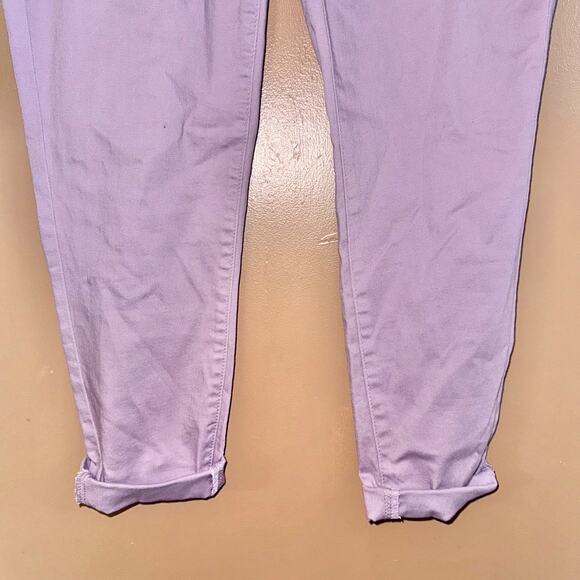 Seven 7 Jeans Mid Rise Ankle Skinny Purple Stretch Jeans Women's - Size 12 - Picture 10 of 12